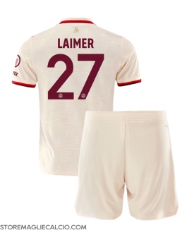 Bayern Munich Konrad Laimer #27 Maglia Gara Terza Repliche 2024-25 Bambino